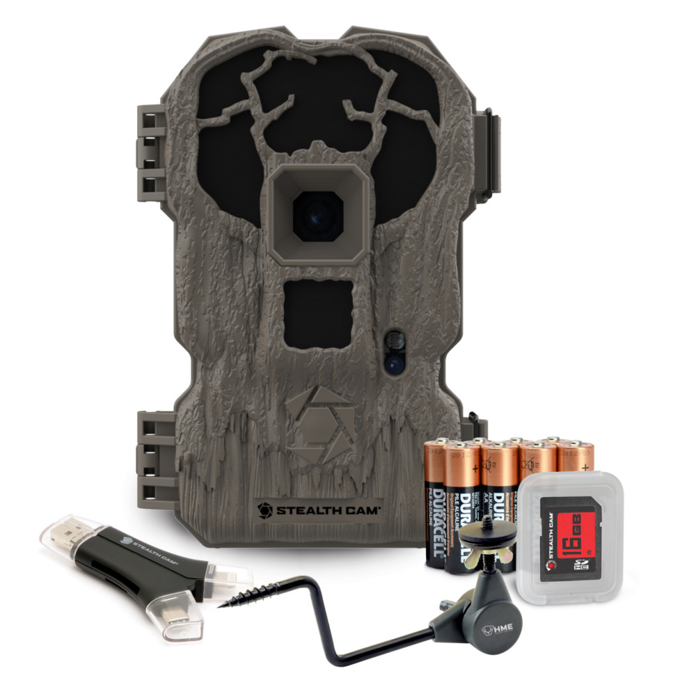 STEALTH CAM V30NGX 26MP TRAIL CAMERA COMBO W/ SD CARD READER & MOUNT main photo.