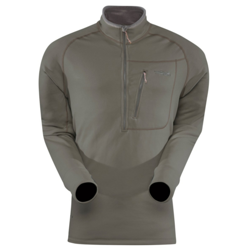 Innovation never stops at Sitka and the Traverse Zip T is evidence of that. A midweight base layer that will also work well as a long sleeve outer in warmer times like a late spring turkey hunt or a fall bow hunt, this top has some great features that se main photo.