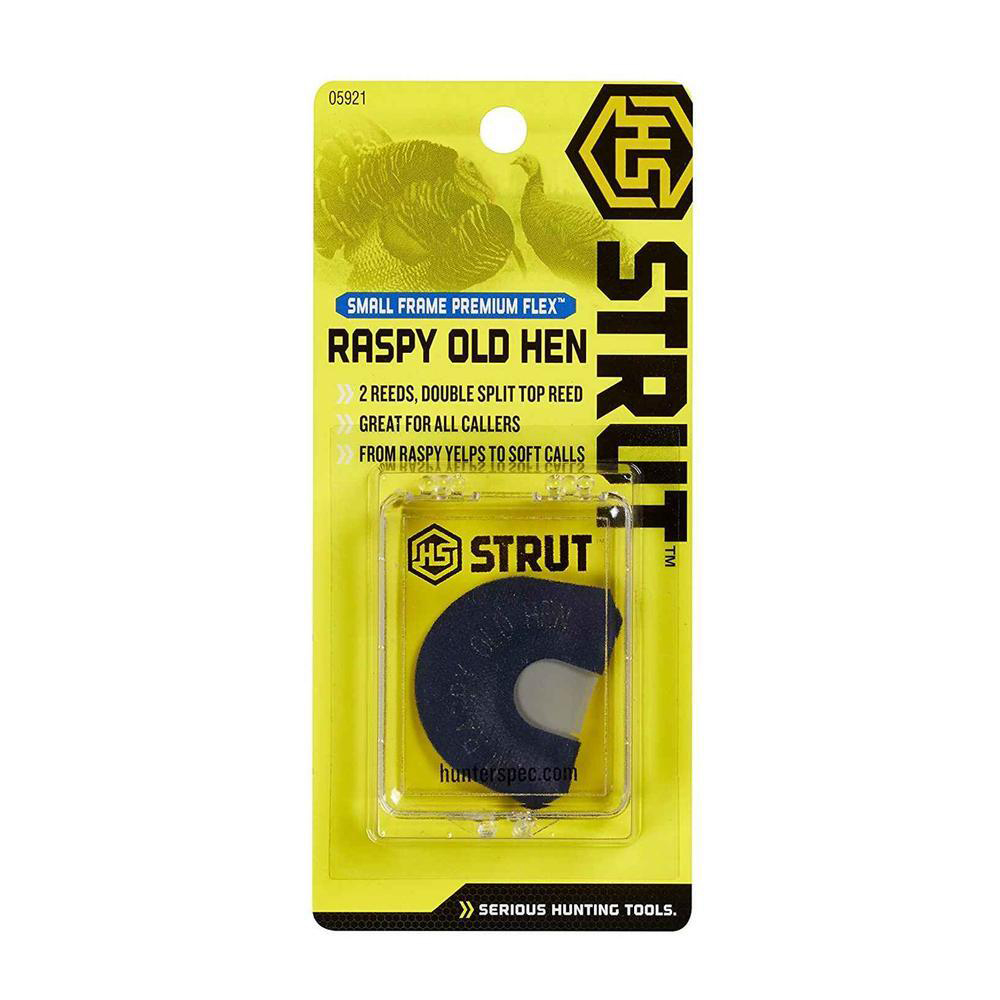 HUNTERS SPECIALTIES SMALL FRAME RASPY OLD HEN DIAPHRAGM TURKEY CALL main photo.