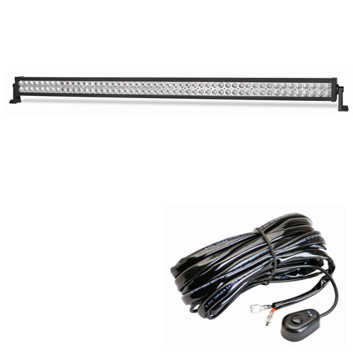 CYCLOPS DUAL ROW 50IN 22,500 LUMEN LED LIGHT BAR SIDE MOUNT W/ WIRING HARNESS KIT main photo.