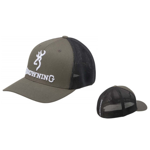 BROWNING BRANDED FLEX FIT LOGO CAP main photo.