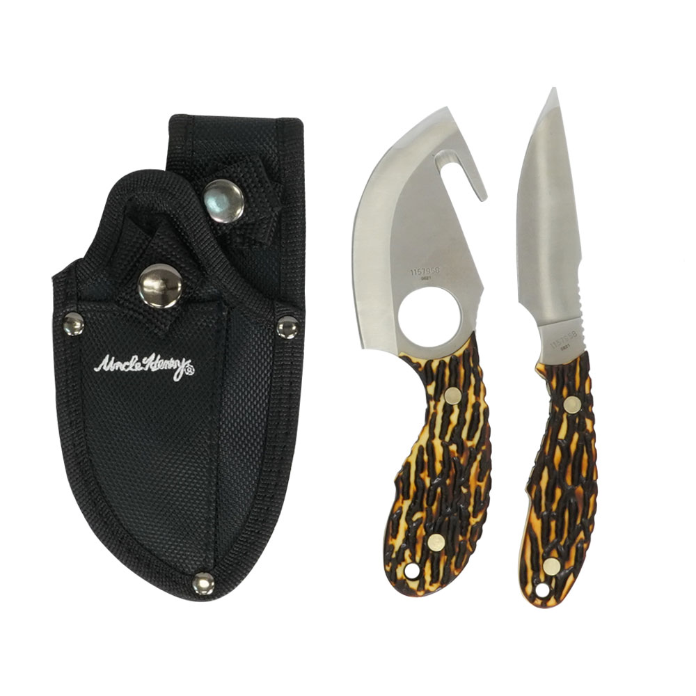 UNCLE HENRY 2 PIECE ULTIMATE HUNTER KNIFE SET main photo.