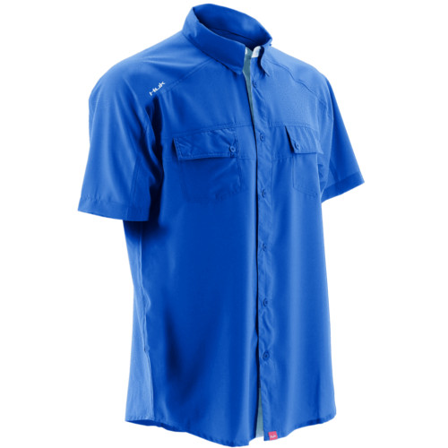 HUK NEXT LEVEL SHORT SLEEVE LIGHTWEIGHT BUTTON UP SHIRT main photo.