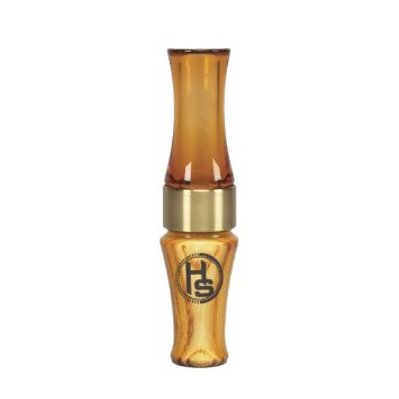 HUNTERS SPECIALTIES FLAMED HEDGE WOOD BARREL GOOSE CALL