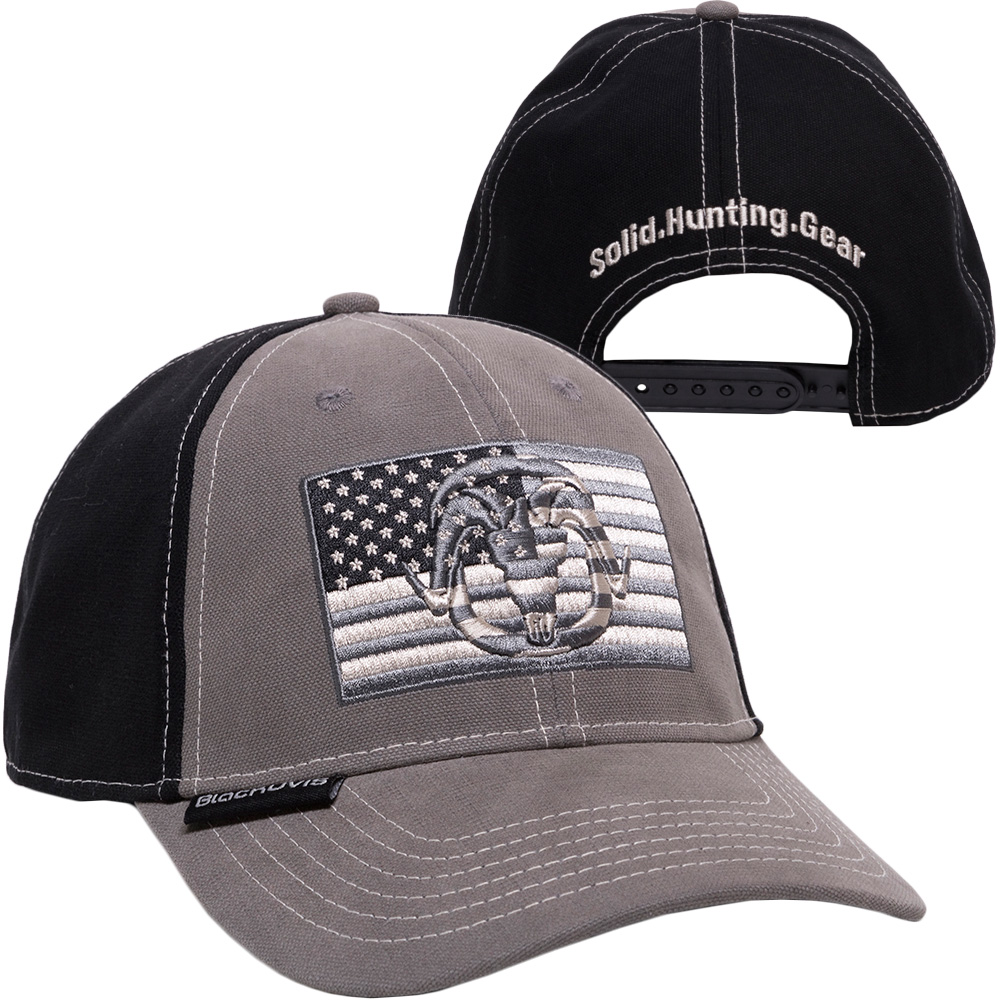 BLACKOVIS AMERICAN FLAG LOGO HAT main photo.