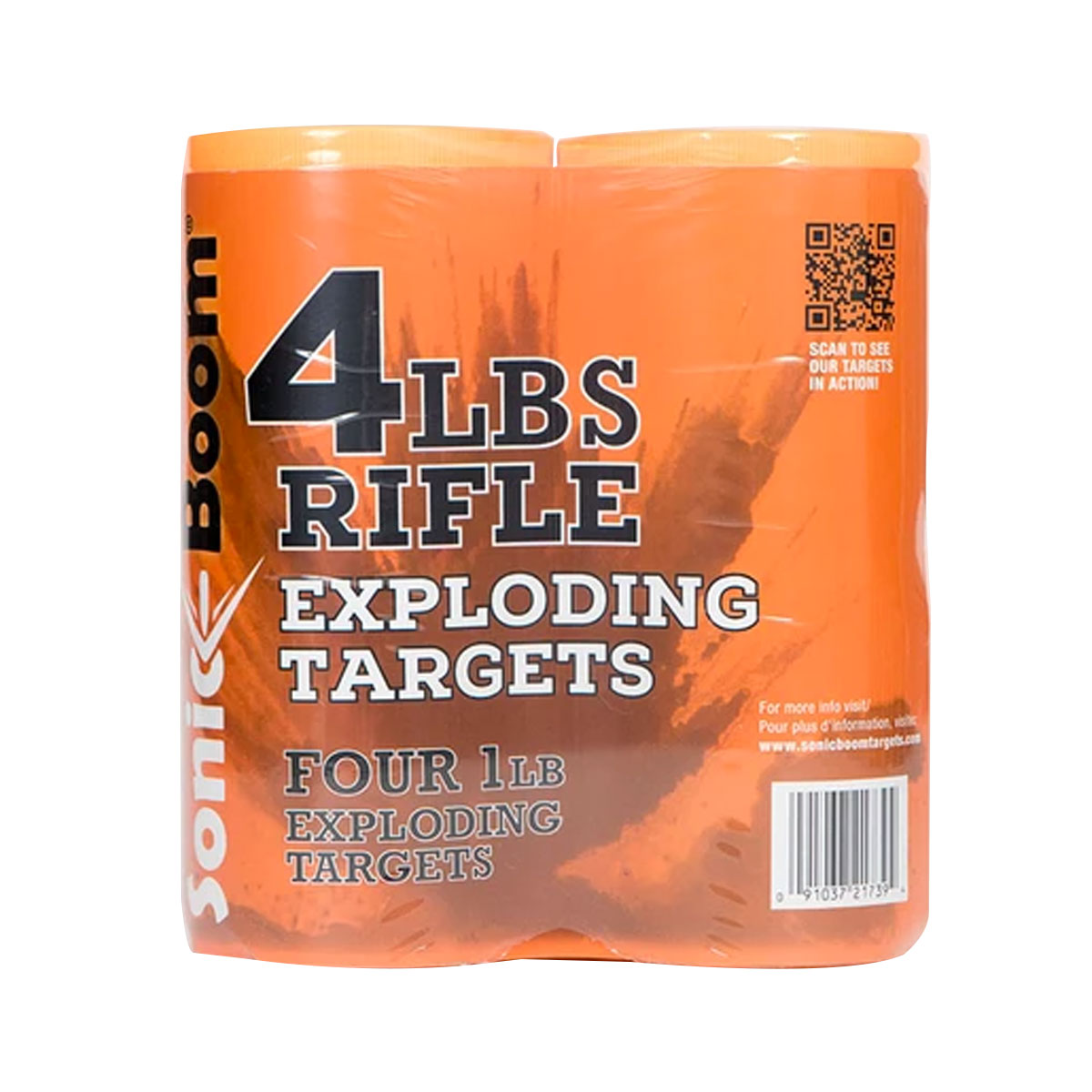 SONIC BOOM 1LB EXPLODING RIFLE TARGET - 4 PACK main photo.