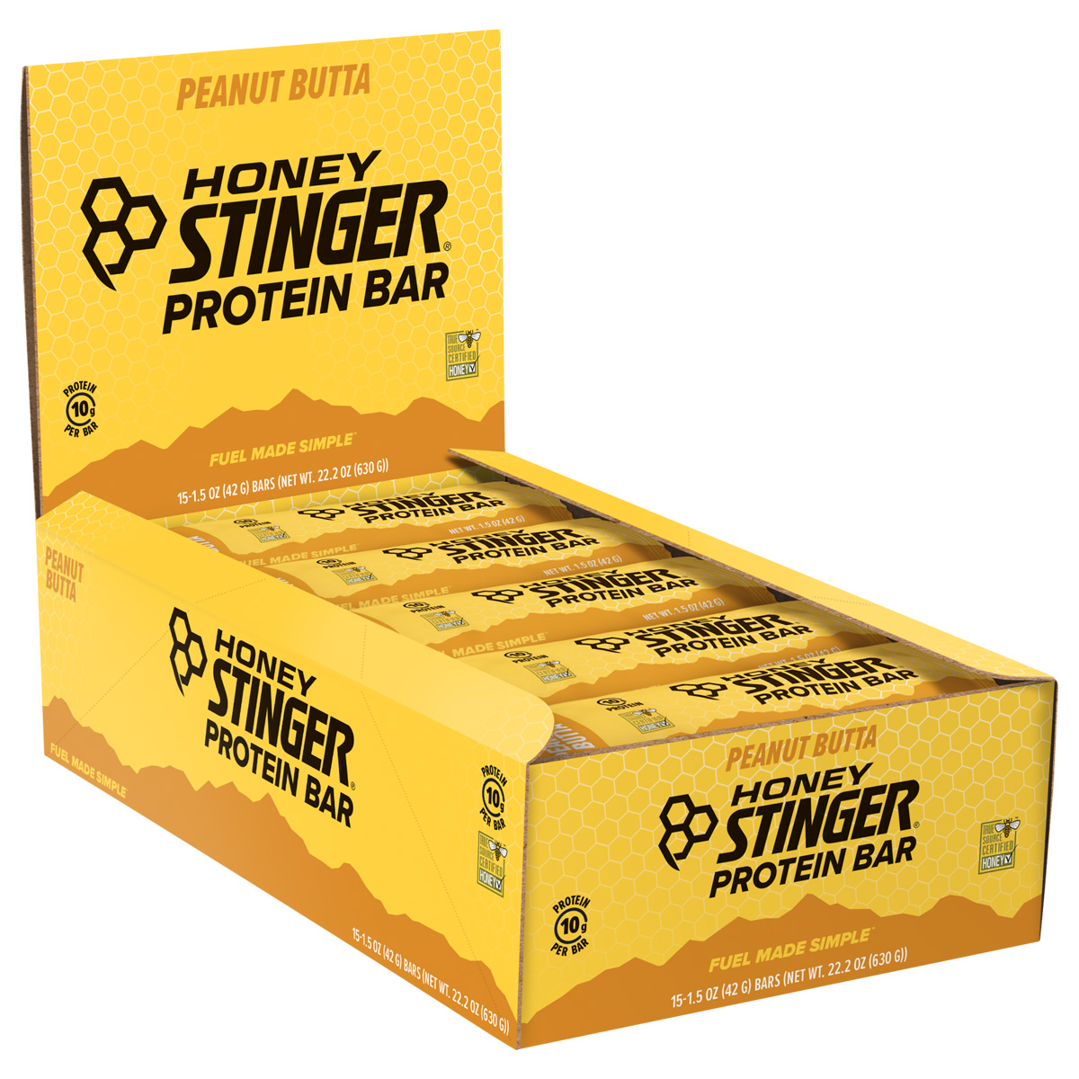 HONEY STINGER PROTEIN BARS-12 PACK main photo.