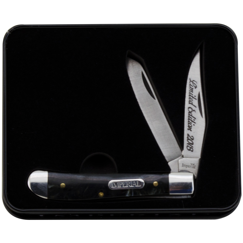 IMPERIAL TRAPPER 2 BLADE FOLDING KNIFE W/ GIFT TIN main photo.