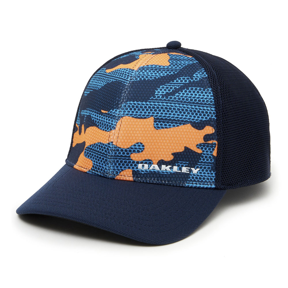 OAKLEY SILICONE BARK FLEX FIT TRUCKER HAT E main photo.