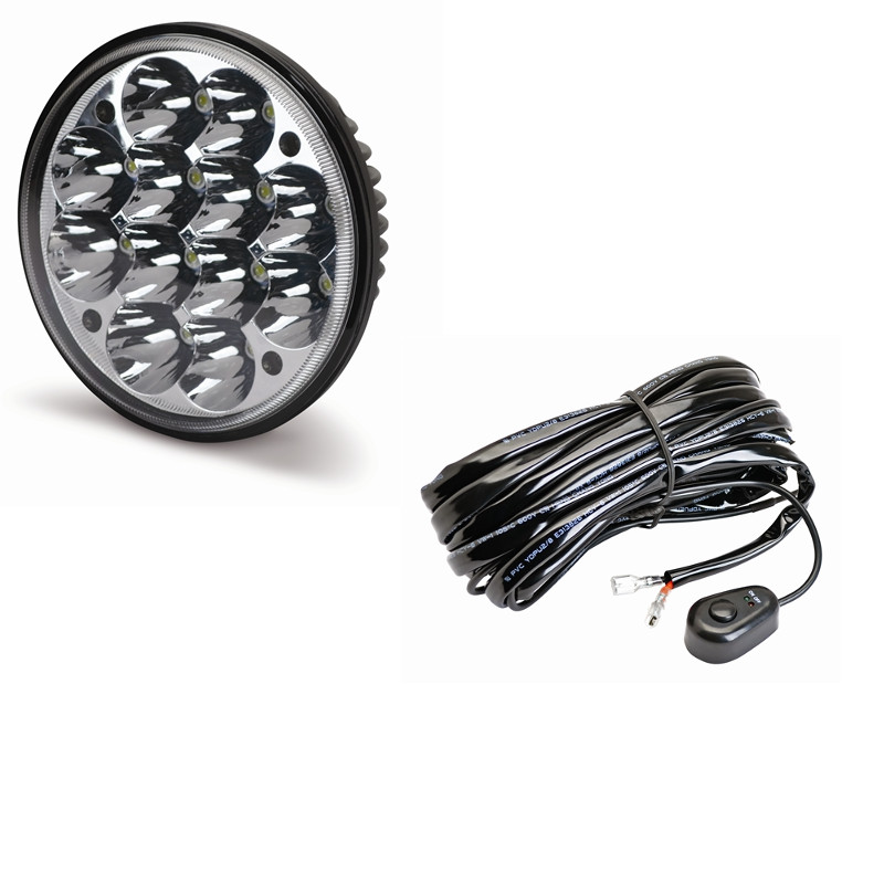 CYCLOPS 2,700 LUMEN ROUND BOTTOM MOUNT W/ WIRING HARNESS KIT main photo.