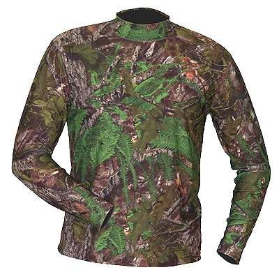 Enduring Guardian on Mothwing Peak Endurance Mock Ls Base Layer Shirt