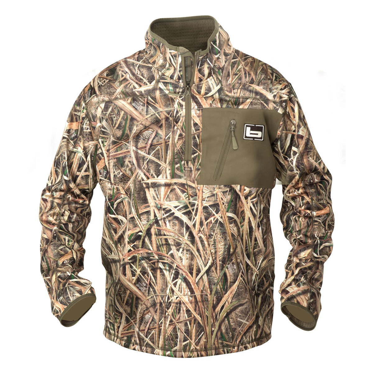 BANDED MID LAYER 1/4 ZIP FLEECE PULLOVER main photo.