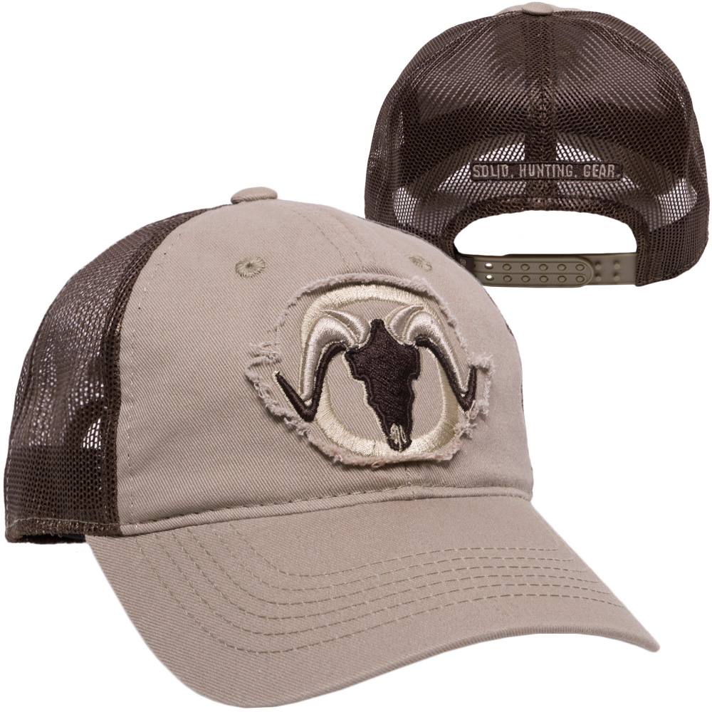BLACKOVIS 18' FRAYED PATCH TRUCKER HAT main photo.