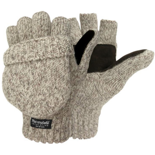HOT SHOT WOOL FINGERLESS MITTENS main photo.