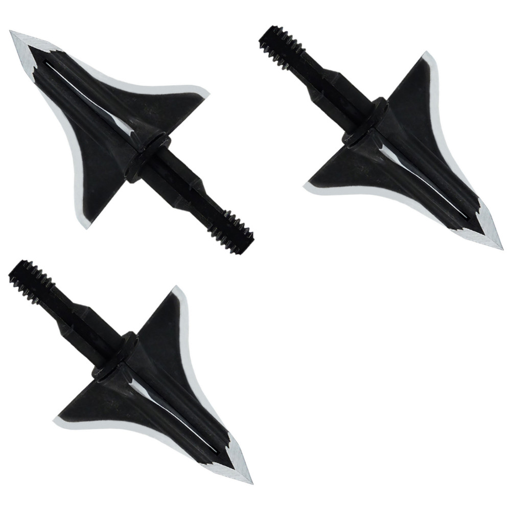 TROPHY TAKER SHUTTLE T-LOCK BLACK OPS FIXED BLADE BROADHEAD 3 PACK main photo.