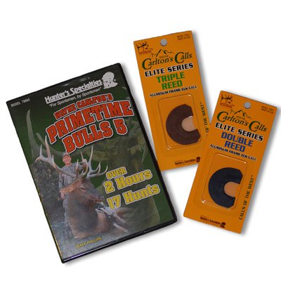 HUNTERS SPECIALTIES ELK DIAPHRAGM CALLS AND DVD COMBO HUNTERS SPECIALTIES ELK DIAPHRAGM CALLS AND DVD COMBO