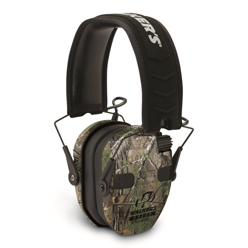 WALKERS GAME EAR CAMO RAZOR QUAD HEARING PROTECTION MUFF-REFURB main photo.