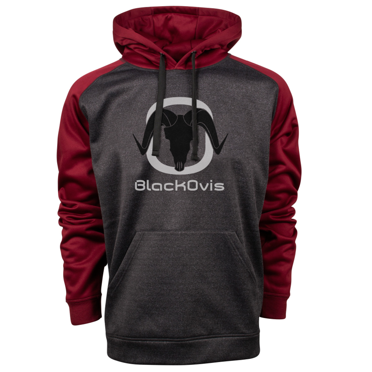 BLACKOVIS TWO TONE POLY HOODIE main photo.