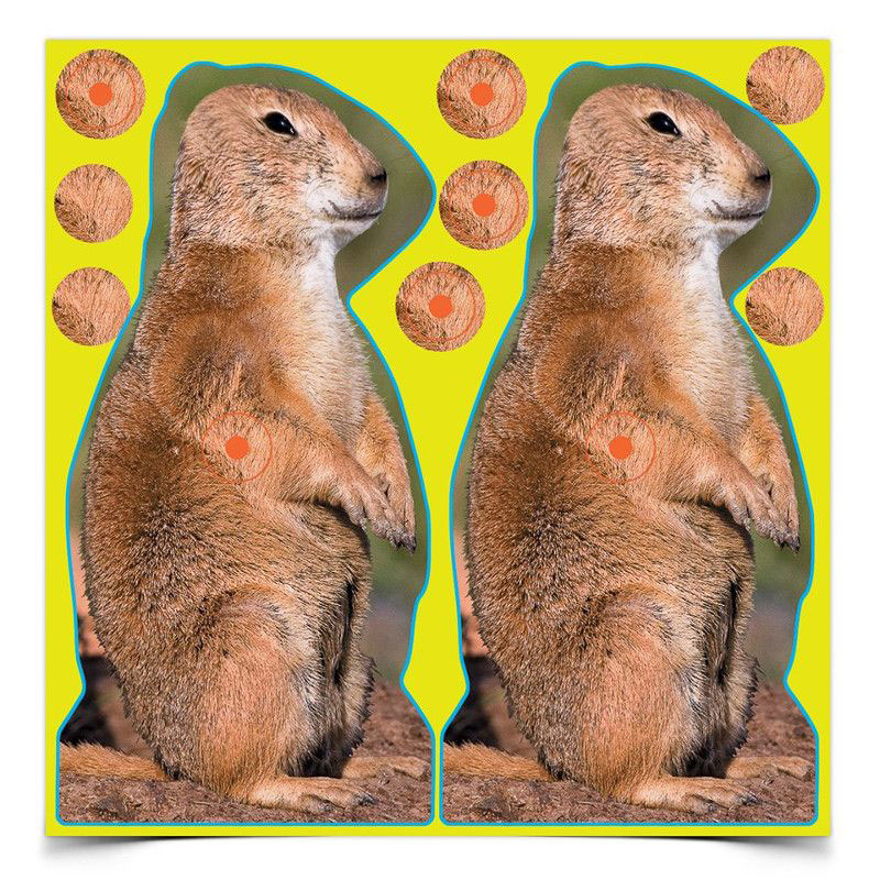 BIRCHWOOD CASEY SHOOT-N-C 8IN PRAIRIE DOG TARGET 12 PACK main photo.