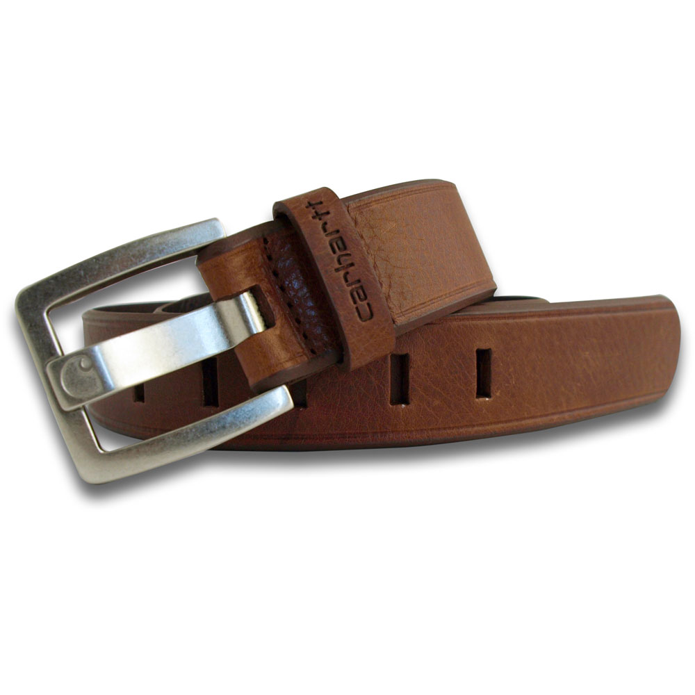 CARHARTT WOMENS LOGO PRONG LEATHER BELT main photo.