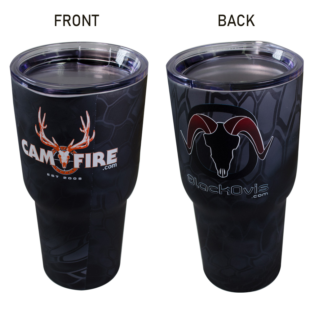 CAMOFIRE / BLACKOVIS LOGO INSULATED 30 OZ TUMBLER main photo.