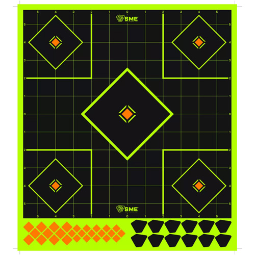 SME 12 INCH SPLATTER SIGHT IN PAPER TARGET 6 PACK main photo.