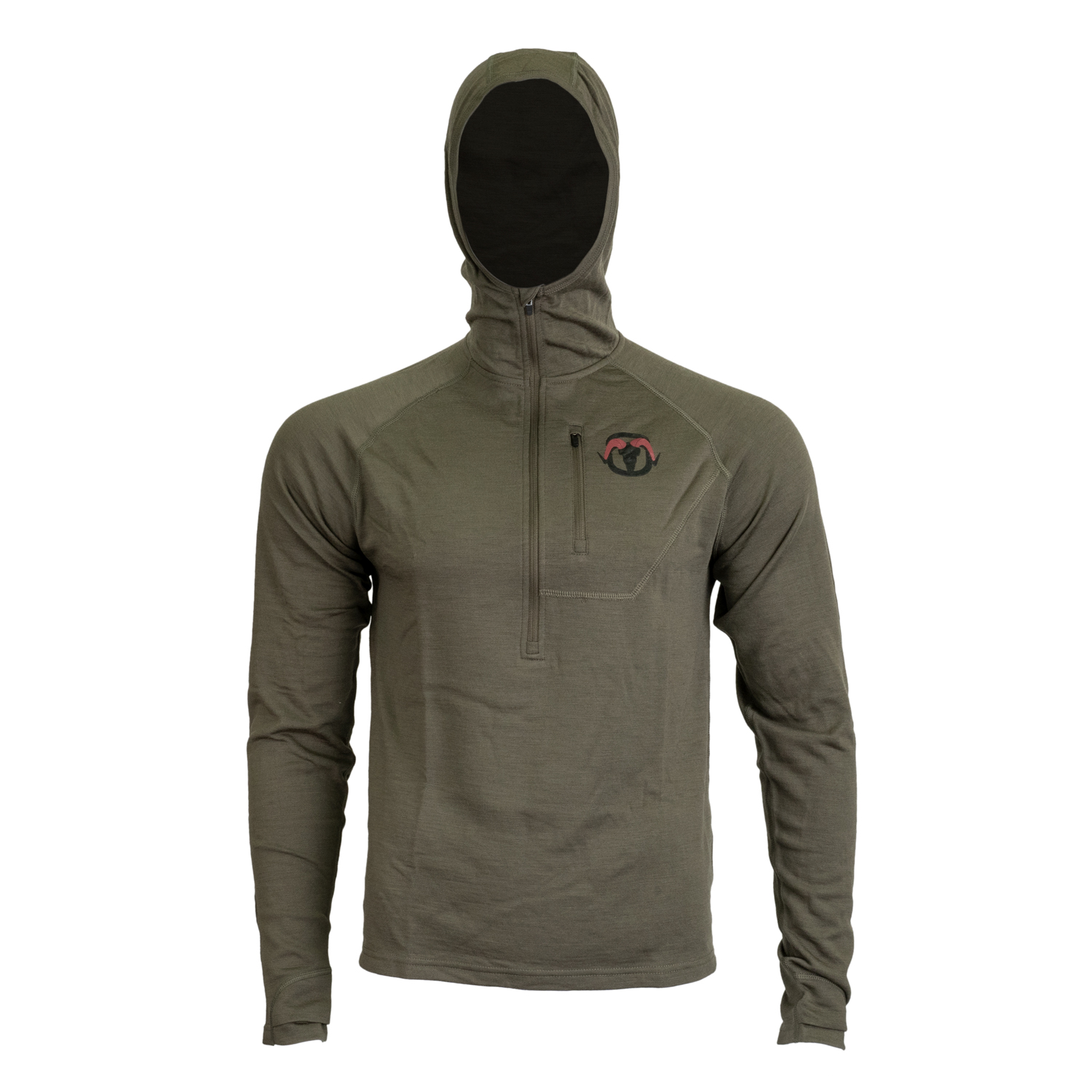 BLACKOVIS NWT KEELE HEAVYWEIGHT PLUS MERINO HOODIE main photo.