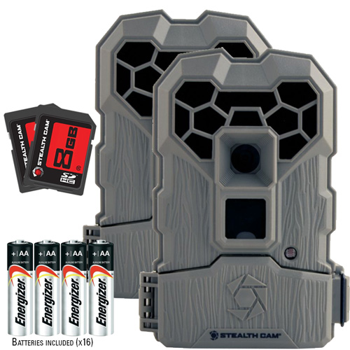 STEALTH CAM QS14 FX SHIELD 14MP TRAIL CAMERA 2 PK COMBO main photo.