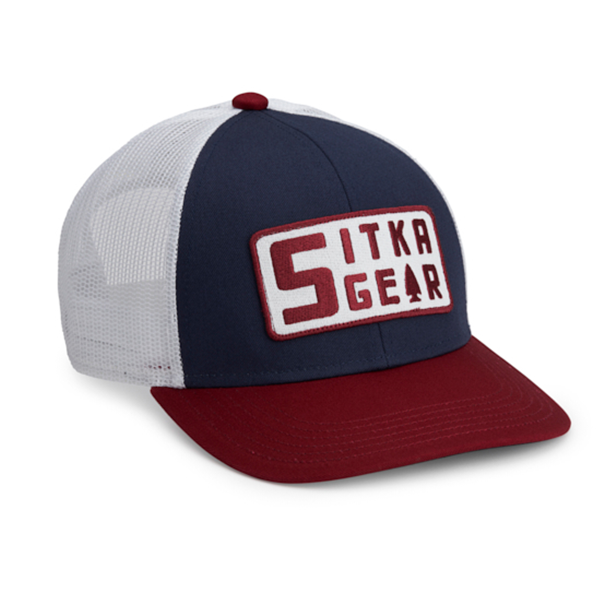 SITKA WOODBLOCK MID TRUCKER HAT main photo.