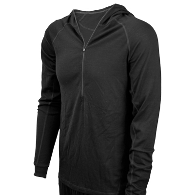 CORE4ELEMENT MERINO 190 1/4-ZIP HOODIE