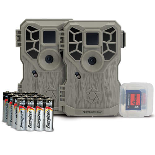 STEALTH CAM PX12 FX SHIELD 10MP TRAIL CAMERA COMBO 2-PACK