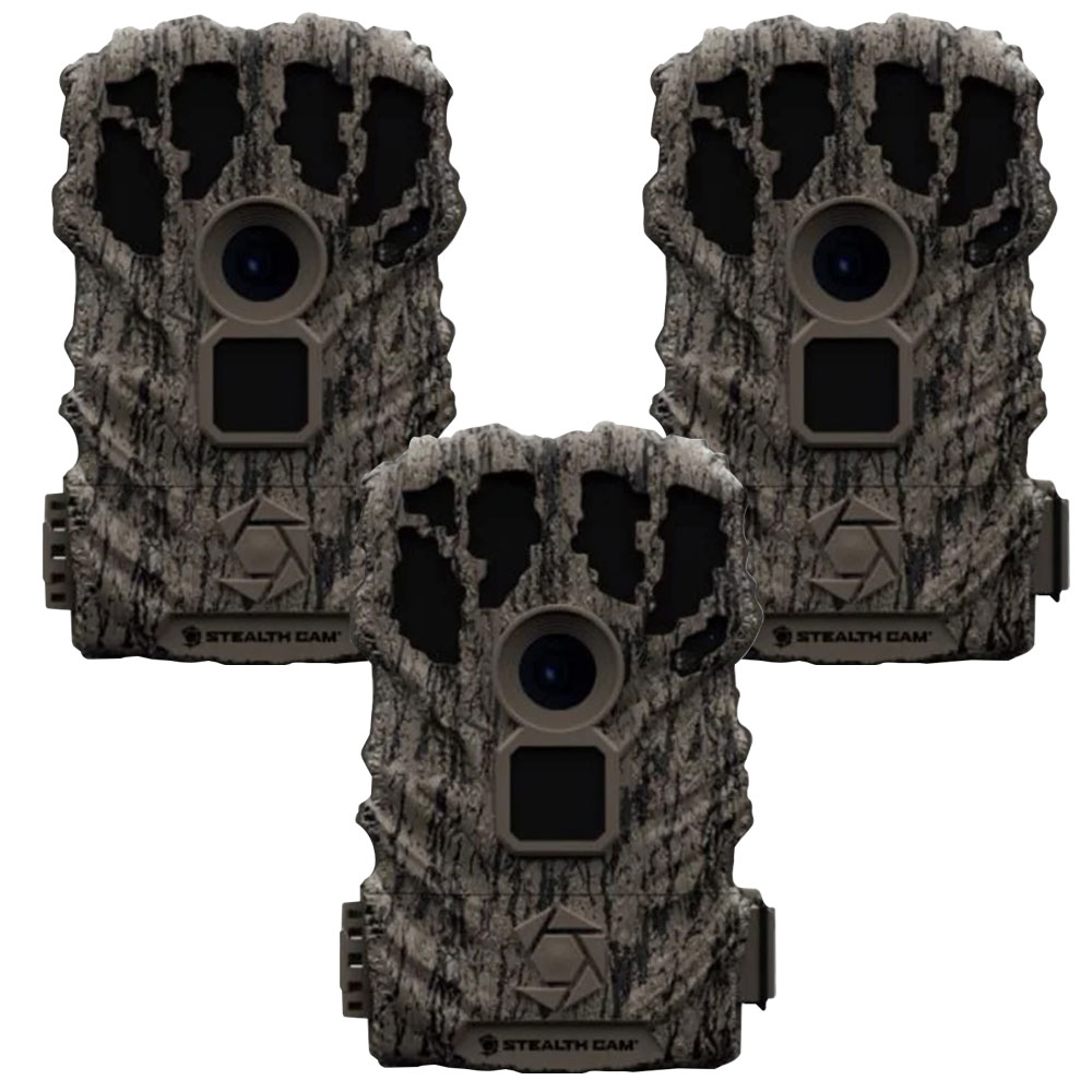 STEALTH CAM BROWTINE BT16 16MP TRAIL CAMERA 3 PACK - NEW Photo