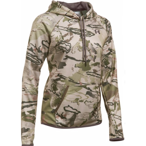 UNDER ARMOUR WOMENS ICON CAMO HOODIE