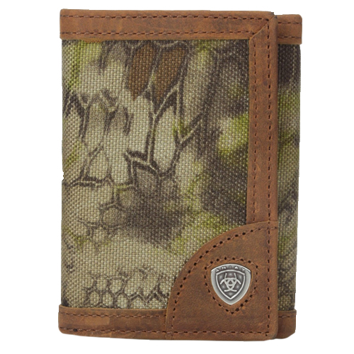 ARIAT TRIFOLD CAMO WALLET