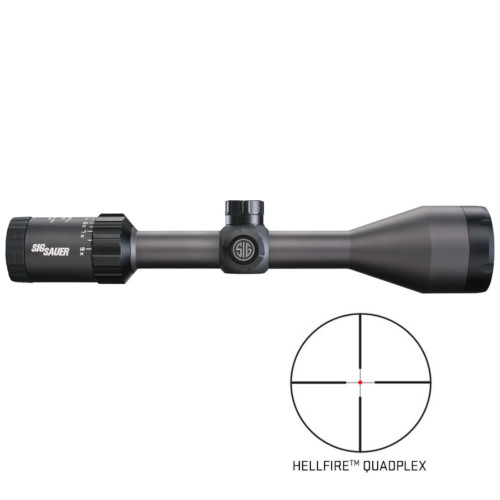 SIG SAUER WHISKEY 3 3-9 X 50MM ILLUMINATED RETICLE RIFLESCOPE