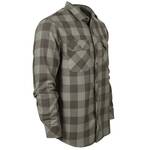 King's Camo Casual Flannel Button Down Shirt - Front