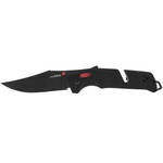 Sog Trident At Folding Knife - Black And Red