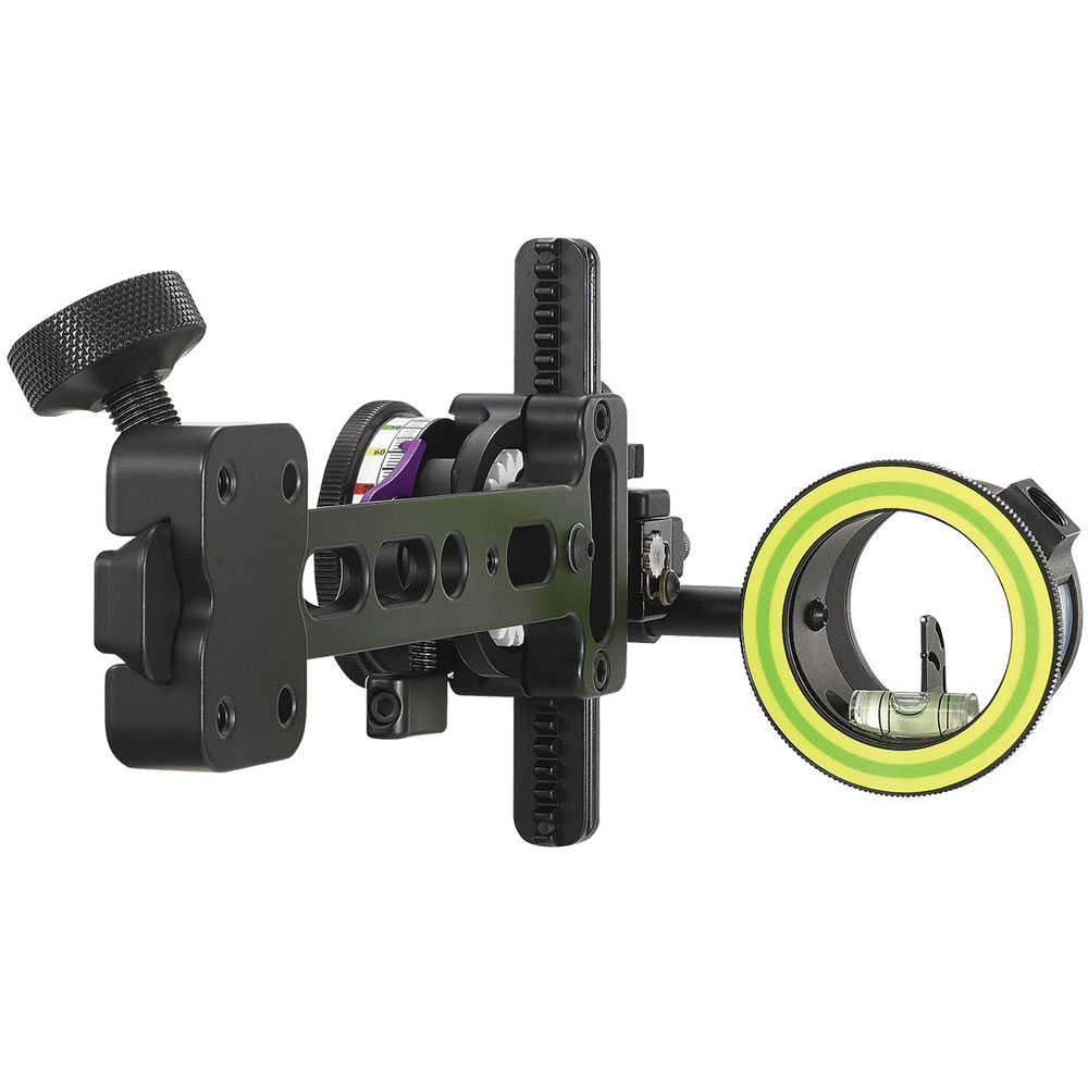 Archery-Bow Sight, Adjustable Single Pin Sight, With 4-Way