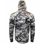Solo Hntr Power Fleece Full Zip Hooded Jacket - Back