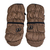 BLACKOVIS PALISADES DOWN GLASSING MITTEN - BROWN FRONT