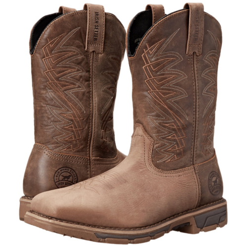 IRISH SETTER MARSHALL SQUARE TOE PULL-ON WORK BOOT