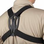 Allen Deluxe Molded Binocular Strap Harness - On Model Back