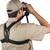 ALLEN DELUXE MOLDED BINOCULAR STRAP HARNESS - ON MODEL WITH BINO