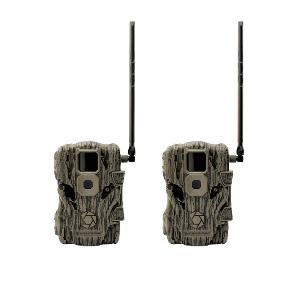 STEALTH CAM FUSION X 26MP DUAL SIM WIRELESS CAMERA 2 PACK - NEW Photo
