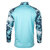 MOBILE COOLING 1/4 ZIP LONG SLEEVE SHIRT - AQUA BACK