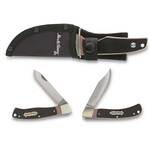 Uncle Henry Fixed Blade Knife With Folding Knives In Gift Tin - Set