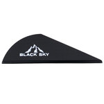 Bohning-Black-Sky-2-Inch-Vane-100-Pack-Black