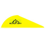 Bohning-Black-Sky-2-Inch-Vane-100-Pack-Neon-Yellow