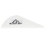Bohning-Black-Sky-2-Inch-Vane-100-Pack-White