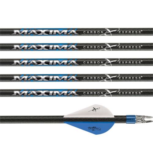 CARBON EXPRESS MAXIMA BLUE STREAK 6-PACK ARROWS - Camofire